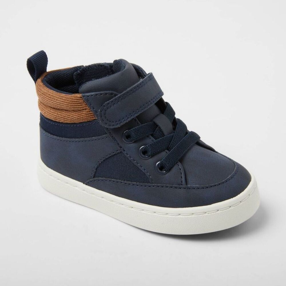 Toddler Aidan Sneaker Boots - Cat & Jack Navy Blue 6T